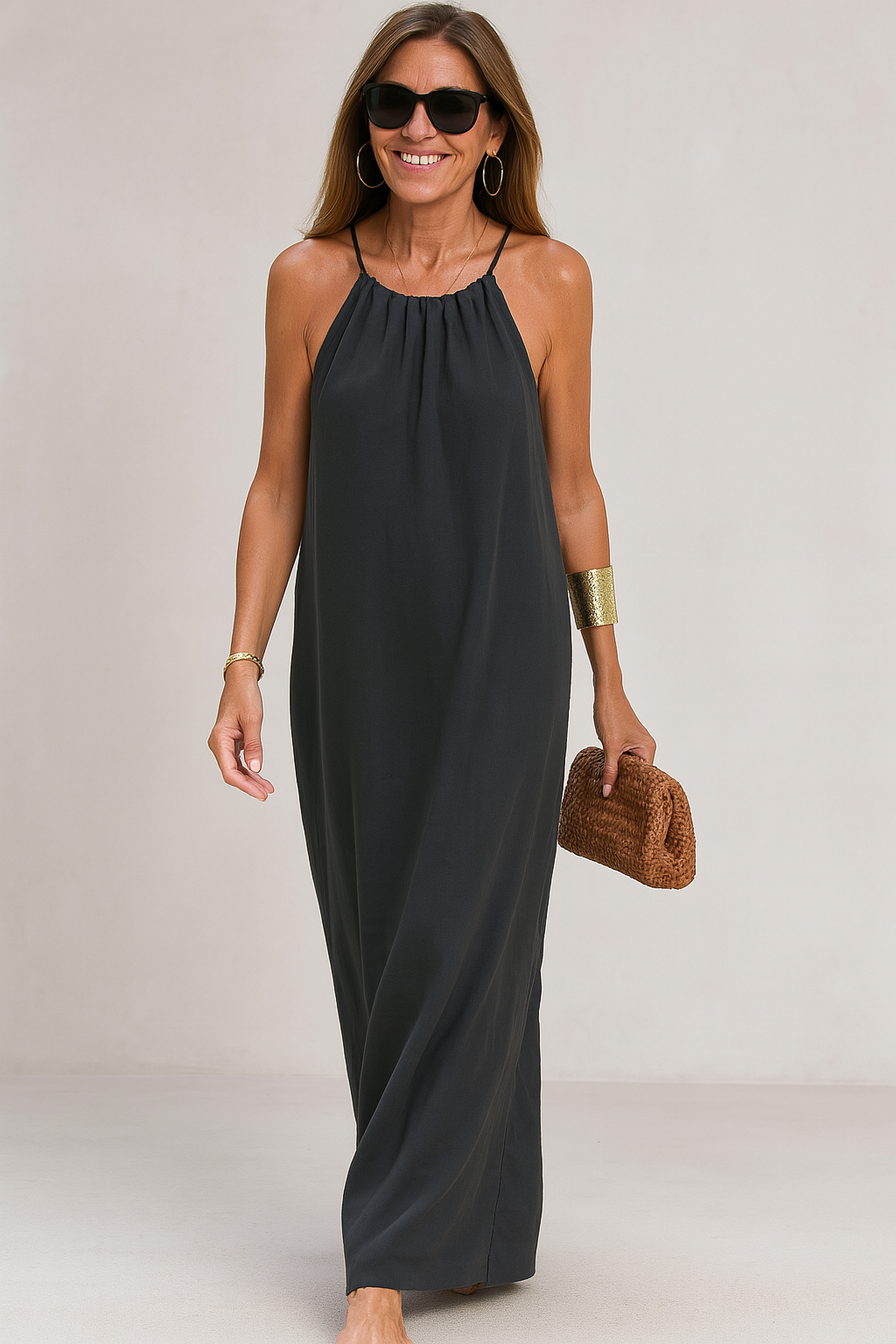 Sofia | Floating linen dress