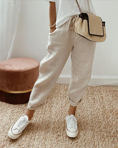 Sofia | Casual linen trousers