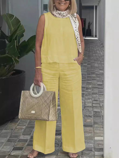 Sofia | Two-piece linen set