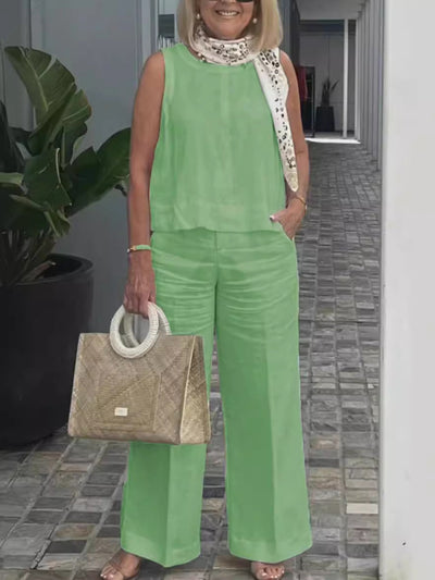 Sofia | Two-piece linen set