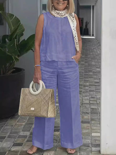 Sofia | Two-piece linen set