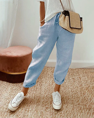 Sofia | Casual linen trousers