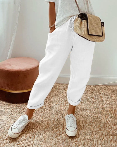 Sofia | Casual linen trousers