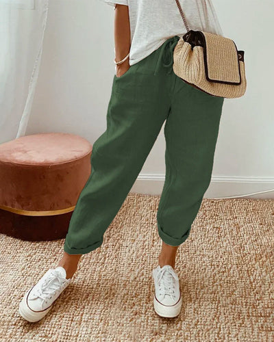 Sofia | Casual linen trousers