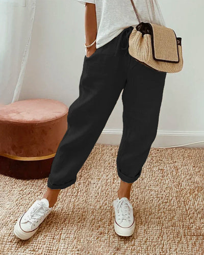 Sofia | Casual linen trousers