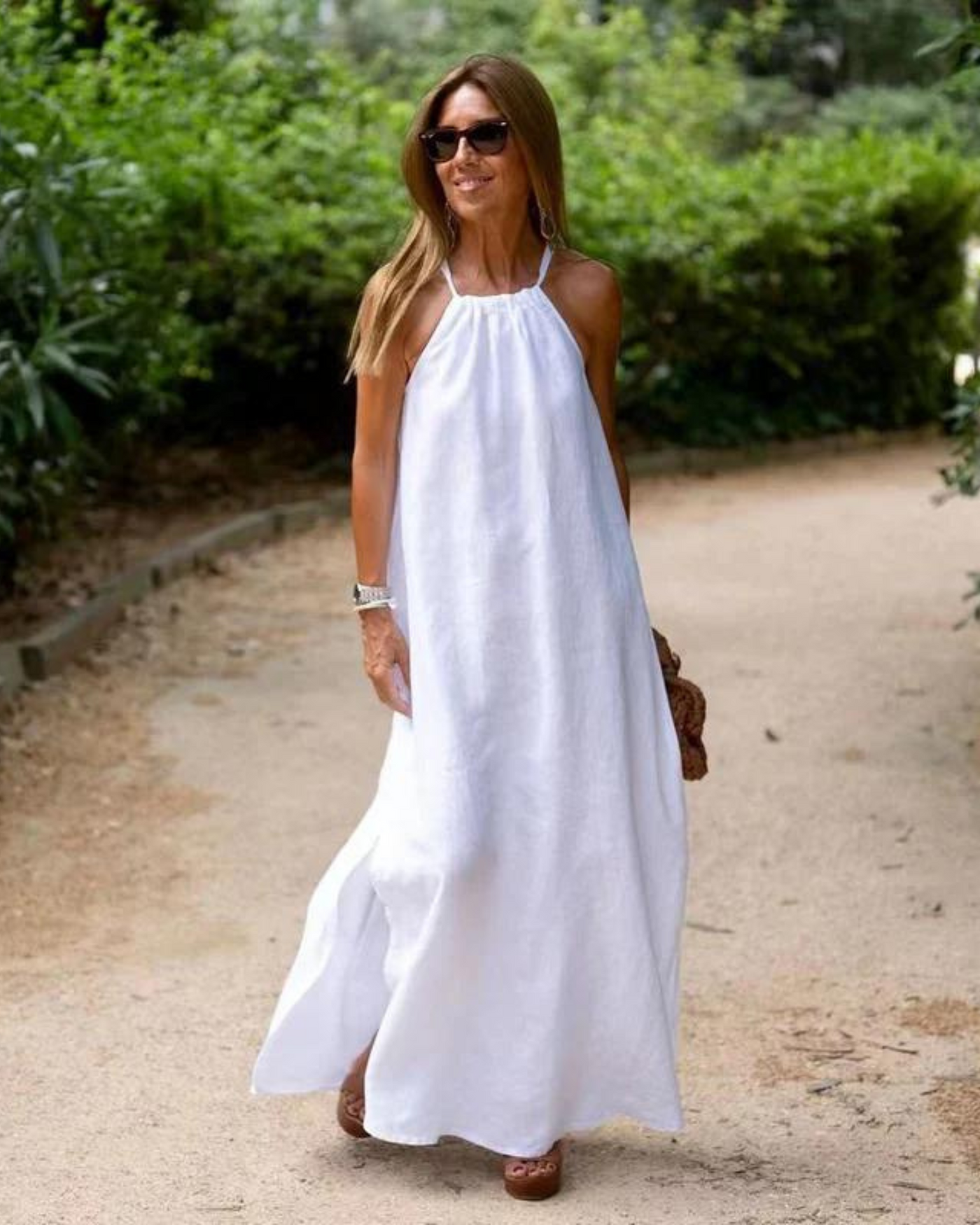 Sofia | Floating linen dress