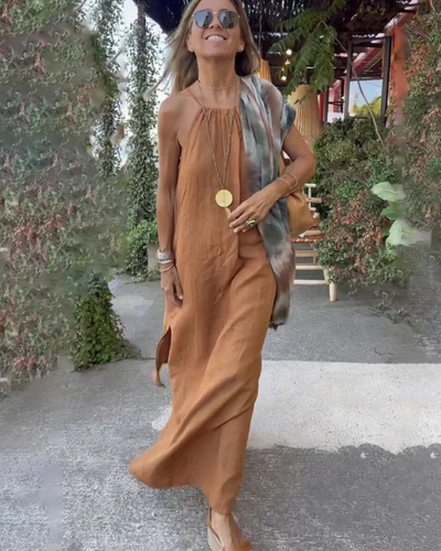 Sofia | Floating linen dress