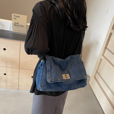 Sofia | Luxurious denim shoulder bag