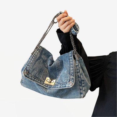 Sofia | Luxurious denim shoulder bag