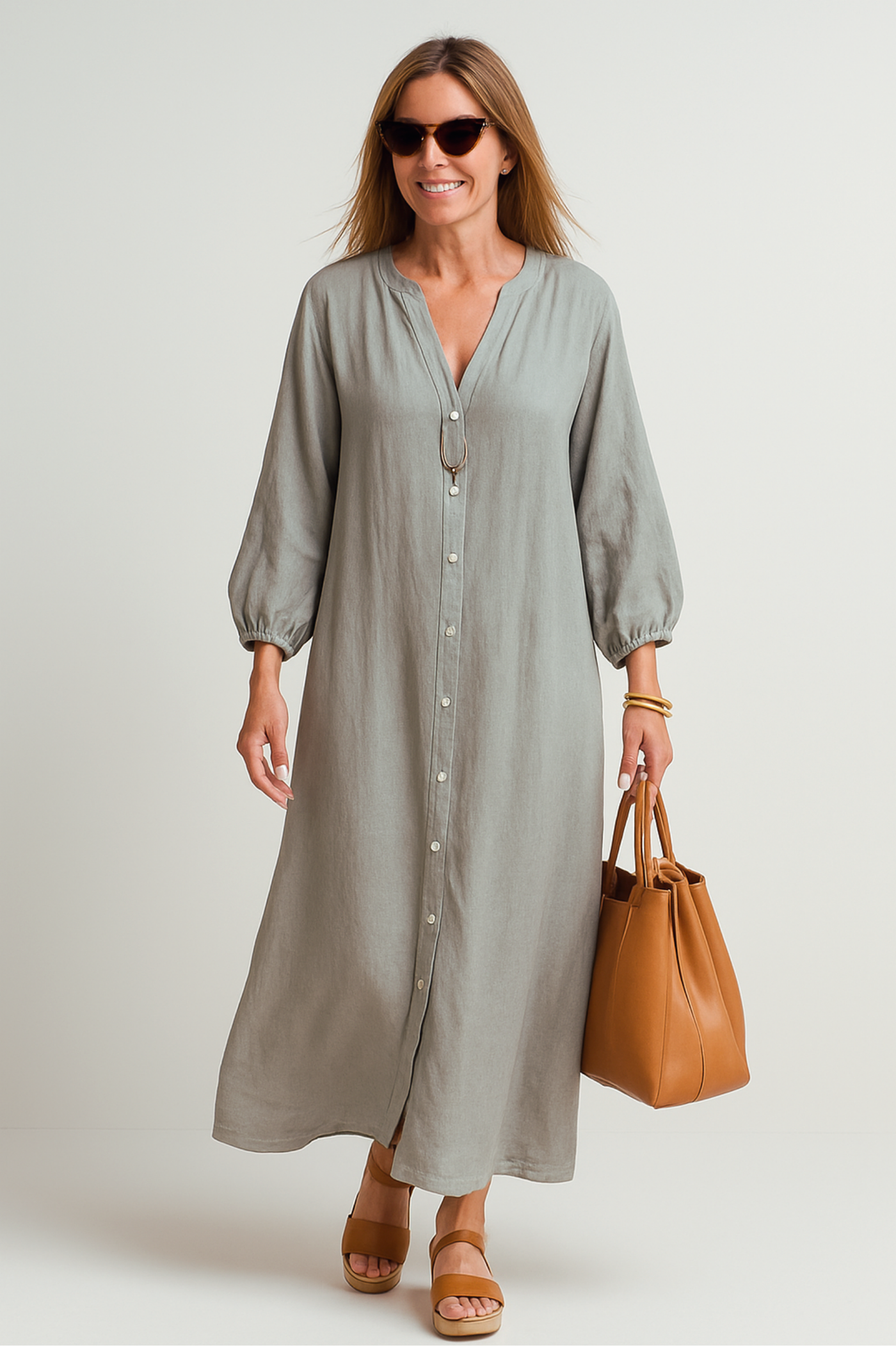 Sofia | Lovely light linen dress