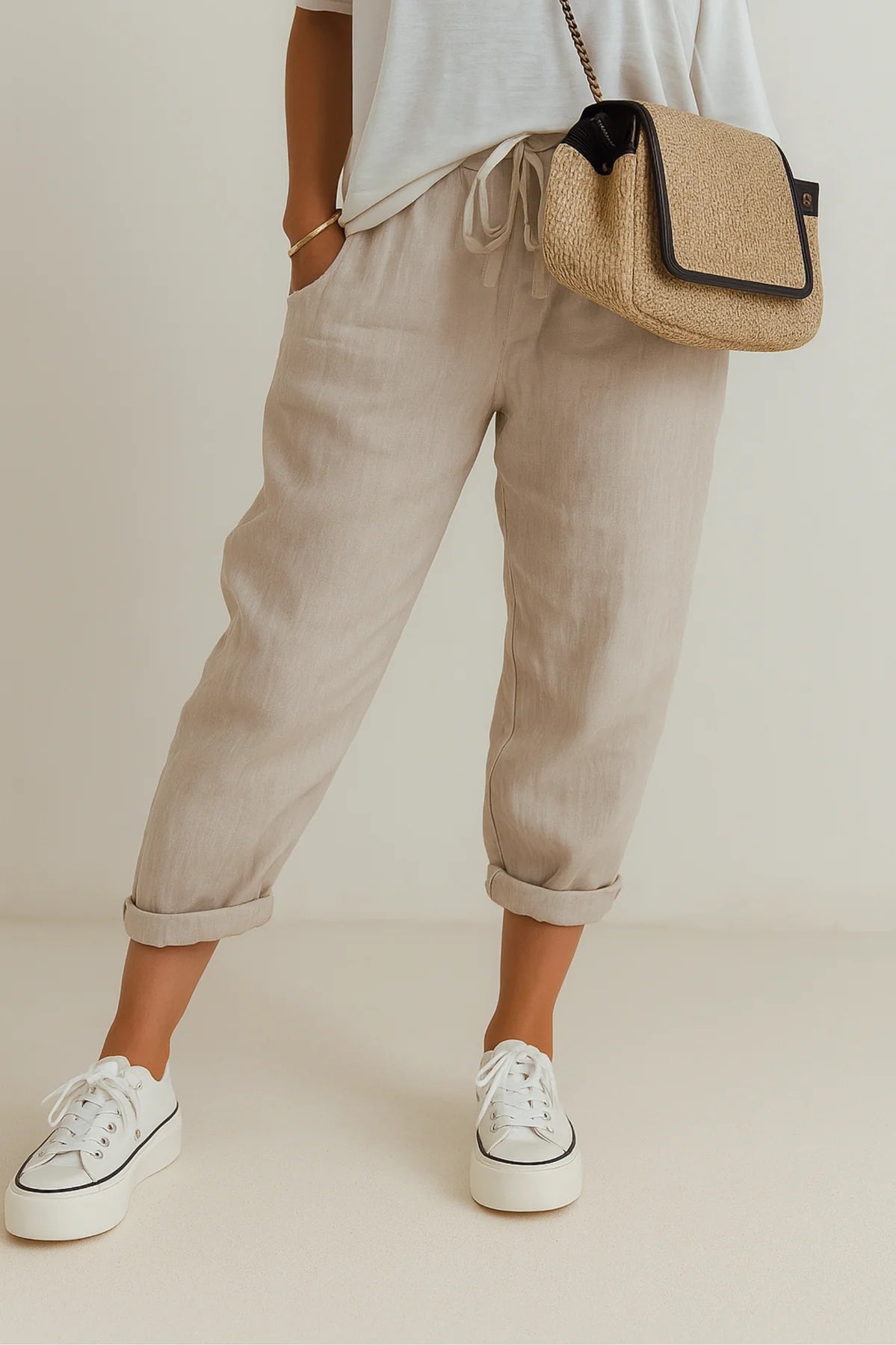 Sofia | Casual linen trousers