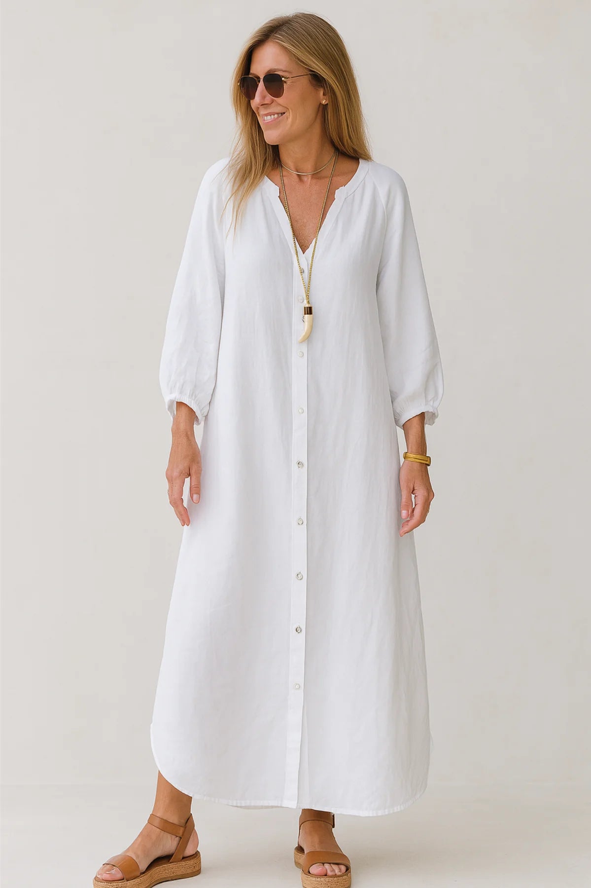 Sofia | Lovely light linen dress