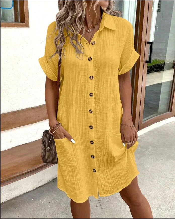 Sofia | Oversized shirt dress