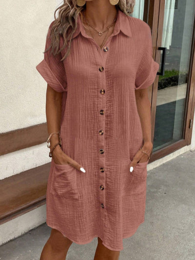Sofia | Oversized shirt dress