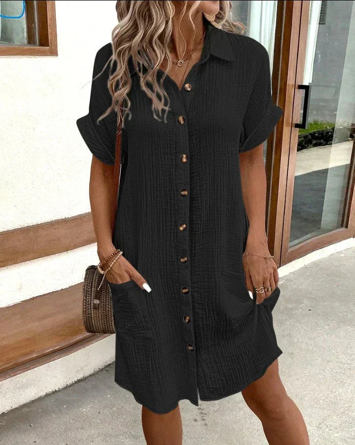 Sofia | Oversized shirt dress