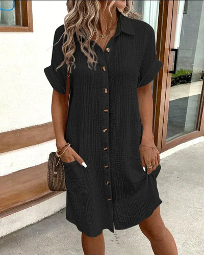 Sofia | Oversized shirt dress
